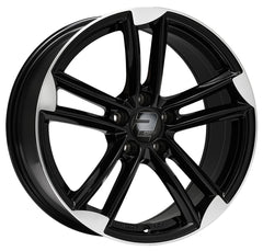 2DRV WH27 schwarz hochglanzpoliert Alufelge 9x20 Zoll ET33 LK 5x112 ML66.6