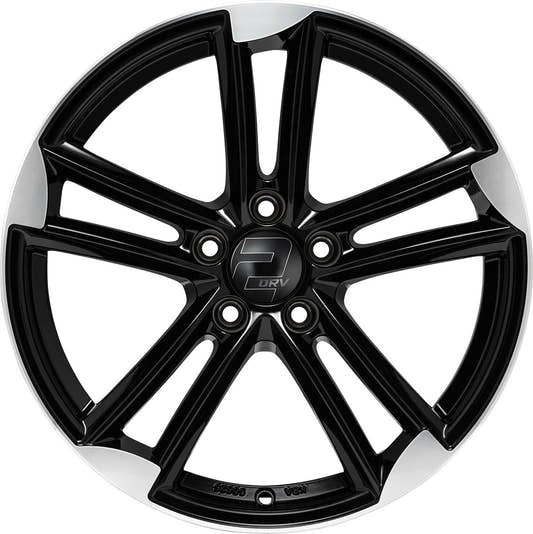 2DRV WH27 schwarz hochglanzpoliert 9.5x21 ET31 - LK5/112 ML66.6