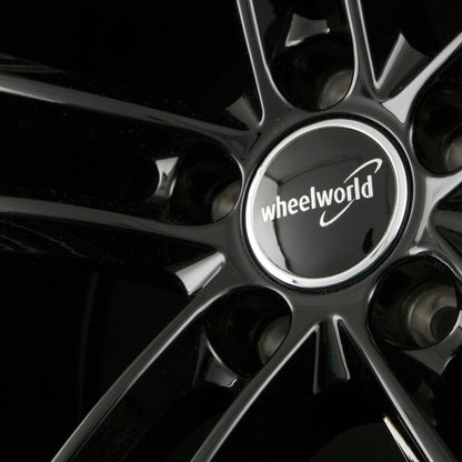 2DRV by WHEELWORLD WH27 Schwarz Hochglanzpoliert (SP+) Alufelge 9.5x21 Zoll ET45 LK 5x112 ML66.6 – Bild 5