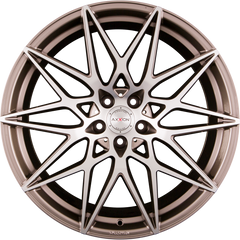 Axxion AX9 platin grau hochglanzpoliert Alufelge 8.5x19 Zoll ET40 LK 5x114.3 ML72.6