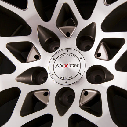 Axxion AX9 platin grau hochglanzpoliert Alufelge 8.5x19 Zoll ET40 LK 5x114.3 ML72.6 – Bild 4