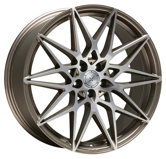 Axxion AX9 platin grau hochglanzpoliert Alufelge 9x20 Zoll ET48 LK 5x108 ML63.4