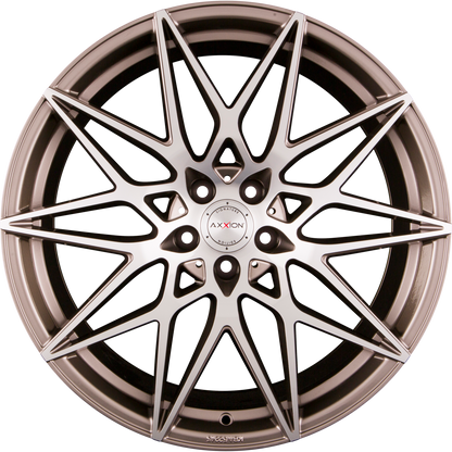Axxion AX9 platin grau hochglanzpoliert Alufelge 9x20 Zoll ET35 LK 5x112 ML66.6 – Bild 3