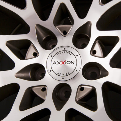 Axxion AX9 platin grau hochglanzpoliert Alufelge 9x20 Zoll ET35 LK 5x112 ML66.6 – Bild 6