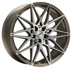 Axxion AX9 platin grau hochglanzpoliert Alufelge 9x21 Zoll ET30 LK 5x120 ML76.9