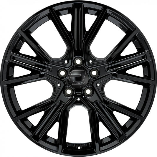 2DRV WH34 schwarz glänzend lackiert 8x19 ET40 - LK5/112 ML66.6