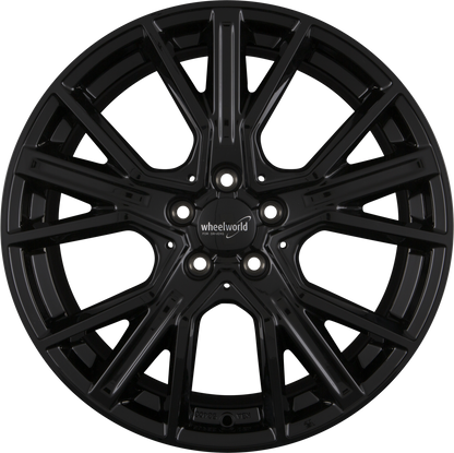 2DRV WH34 schwarz glänzend lackiert Alufelge 9x21 Zoll ET30 LK 5x112 ML66.6 – Bild 3