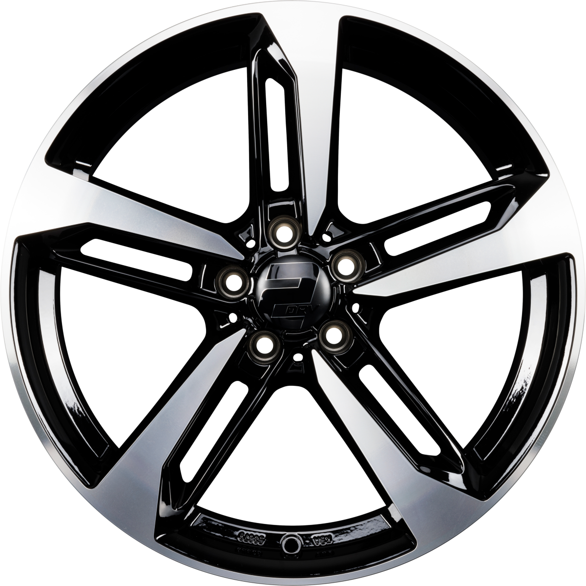 2DRV by WHEELWORLD WH36 Schwarz Hochglanzpoliert (SP+) Alufelge 8.5x19 Zoll ET48 LK 5x112 ML66.6