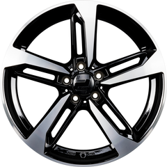 2DRV by WHEELWORLD WH36 Schwarz Hochglanzpoliert (SP+) Alufelge 8.5x19 Zoll ET48 LK 5x112 ML66.6