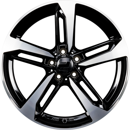 2DRV by WHEELWORLD WH36 Schwarz Hochglanzpoliert (SP+) Alufelge 8.5x19 Zoll ET48 LK 5x112 ML66.6