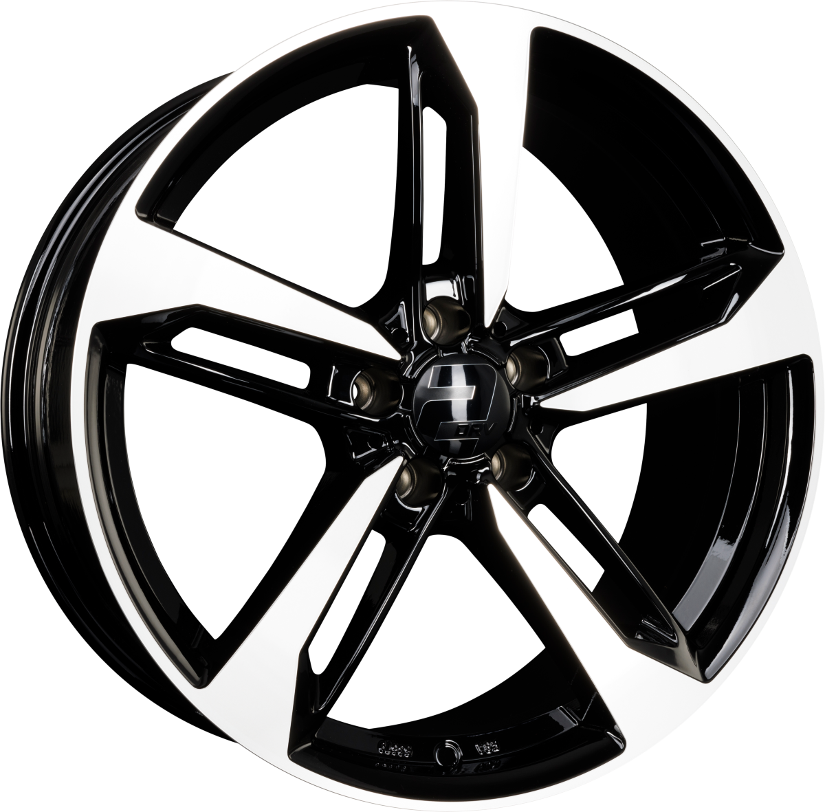 2DRV by WHEELWORLD WH36 Schwarz Hochglanzpoliert (SP+) Alufelge 8.5x19 Zoll ET48 LK 5x112 ML66.6 – Bild 2