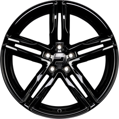 2DRV by WHEELWORLD WH11 Schwarz Glänzend Lackiert (SW+) Alufelge 7.5x17 Zoll ET28 LK 5x112 ML66.6