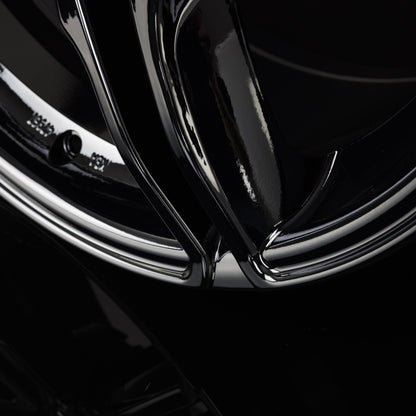 2DRV by WHEELWORLD WH11 Schwarz Glänzend Lackiert (SW+) Alufelge 7.5x17 Zoll ET28 LK 5x112 ML66.6 – Bild 4