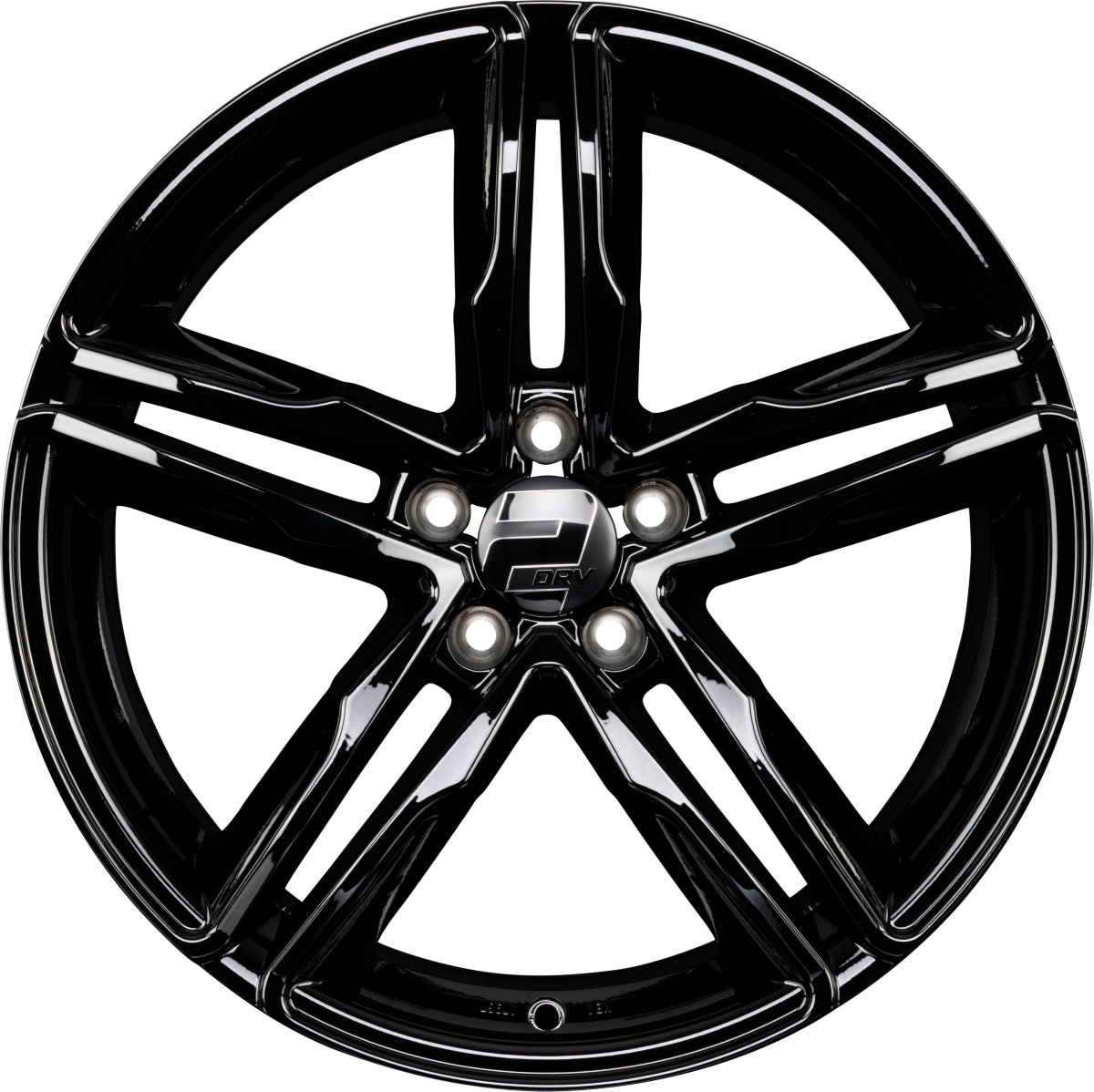 2DRV by WHEELWORLD WH11 Schwarz Glänzend Lackiert (SW+) Alufelge 9x20 Zoll ET33 LK 5x112 ML66.6