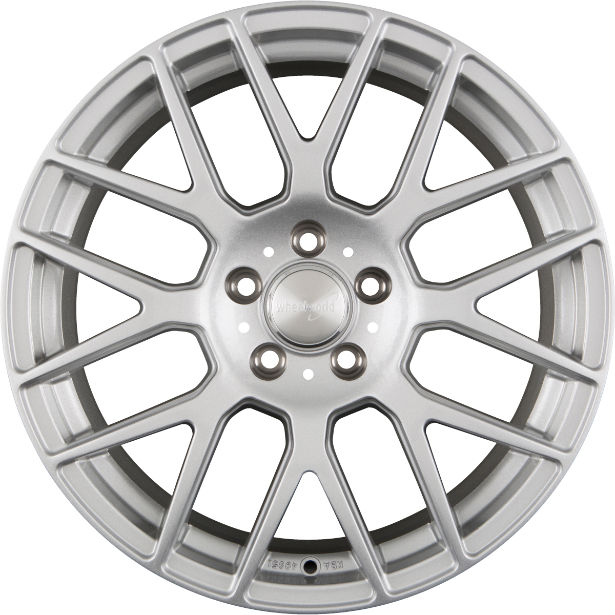 2DRV by WHEELWORLD WH26 Race Silber (RS) Alufelge 7.5x17 Zoll ET22 LK 4x108 ML72.6