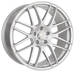 2DRV WH26 race silber lackiert Alufelge 8x18 Zoll ET38 LK 4x108 ML72.6