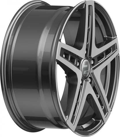 2DRV WH38 daytona grau hochglanzpoliert 9x20 ET42 - LK5/112 ML66.6