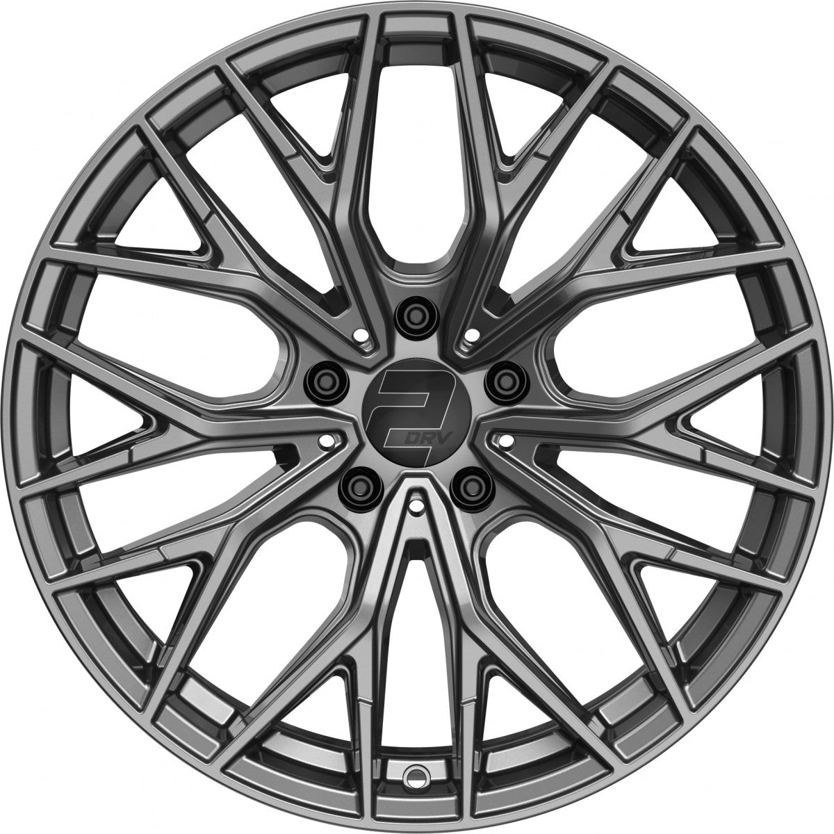 2DRV WH37 dark gunmetal lackiert 8x18 ET40 - LK5/108 ML72.6