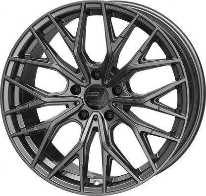 2DRV WH37 dark gunmetal lackiert 8x18 ET40 - LK5/108 ML72.6