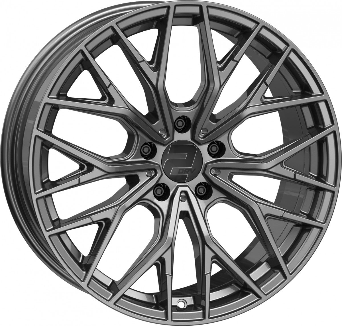 2DRV WH37 dark gunmetal lackiert 8.5x19 ET35 - LK5/120 ML72.6