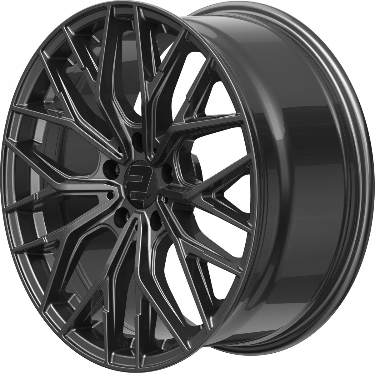 2DRV WH37 dark gunmetal lackiert 8.5x19 ET35 - LK5/120 ML72.6
