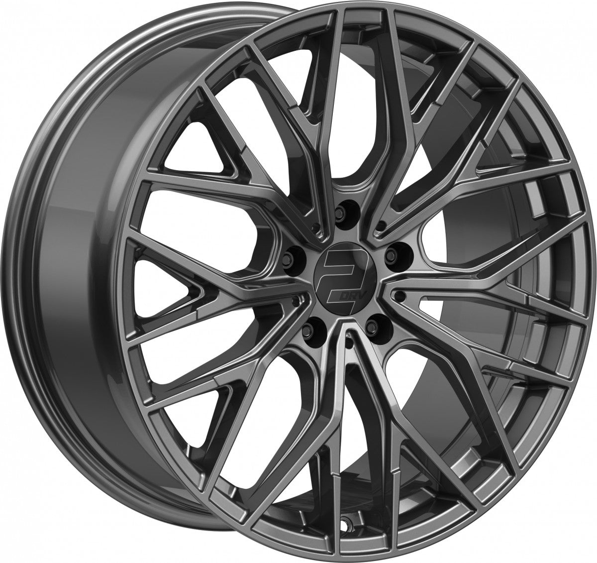 2DRV WH37 dark gunmetal lackiert 8.5x20 ET48 - LK5/108 ML63.4