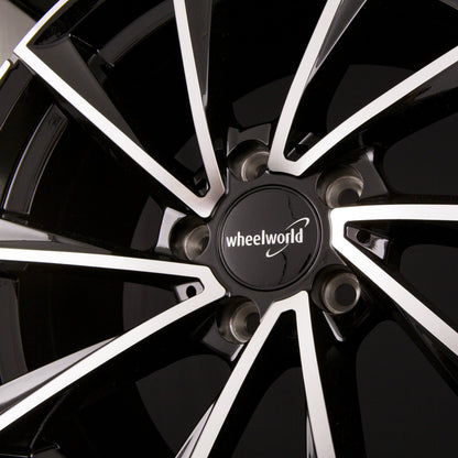 Wheelworld WH32 Schwarz Hochglanzpoliert (SP plus) Alufelge 8.5x19 Zoll ET45 LK 5x112 ML66.6 – Bild 4