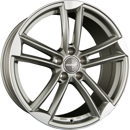 2DRV by WHEELWORLD WH27 Daytona Grau Hochglanzpoliert (DGP+) Alufelge 9x20 Zoll ET33 LK 5x112 ML66.6 – Bild 2