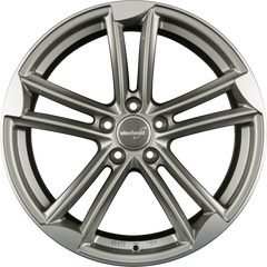 2DRV by WHEELWORLD WH27 Daytona Grau Hochglanzpoliert (DGP+) Alufelge 9x20 Zoll ET33 LK 5x112 ML66.6