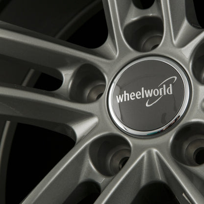 2DRV by WHEELWORLD WH27 Daytona Grau Hochglanzpoliert (DGP+) Alufelge 9x20 Zoll ET33 LK 5x112 ML66.6 – Bild 4