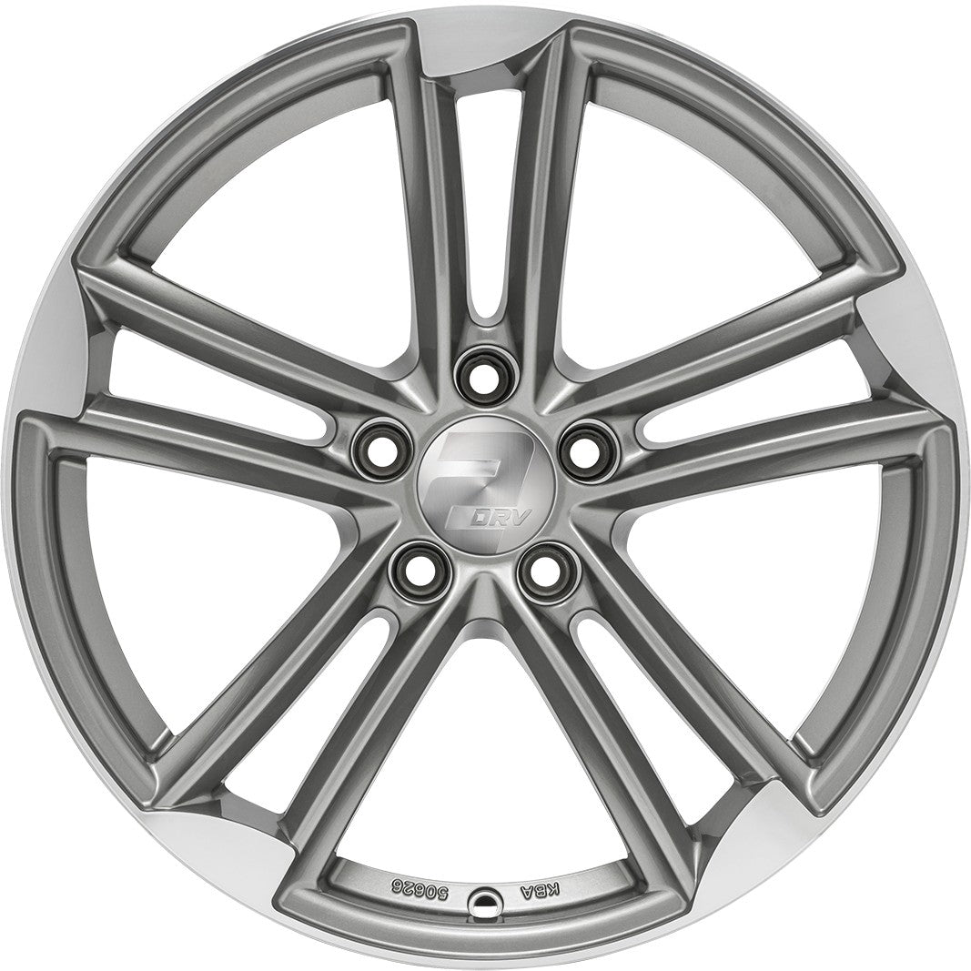 2DRV WH27 daytona grau hochglanzpoliert 9.5x21 ET31 - LK5/112 ML66.6