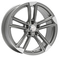 2DRV WH27 daytona grau hochglanzpoliert Alufelge