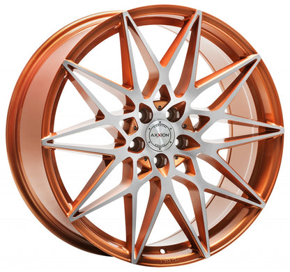 Axxion AX9 Competition Kupfer Hochglanzpoliert (LCP+) Alufelge 8.5x19 Zoll ET25 LK 5x112 ML66.6