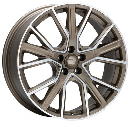 2DRV WH34 bronze matt hochglanzpoliert 8x18 ET42 - LK5/112 ML66.6