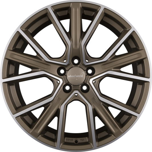 2DRV by WHEELWORLD WH34 Bronze Matt Poliert (BRP) Alufelge 8.5x20 Zoll ET30 LK 5x112 ML66.6