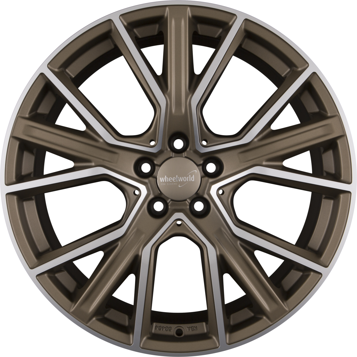2DRV by WHEELWORLD WH34 Bronze Matt Poliert (BRP) Alufelge 8.5x20 Zoll ET30 LK 5x112 ML66.6