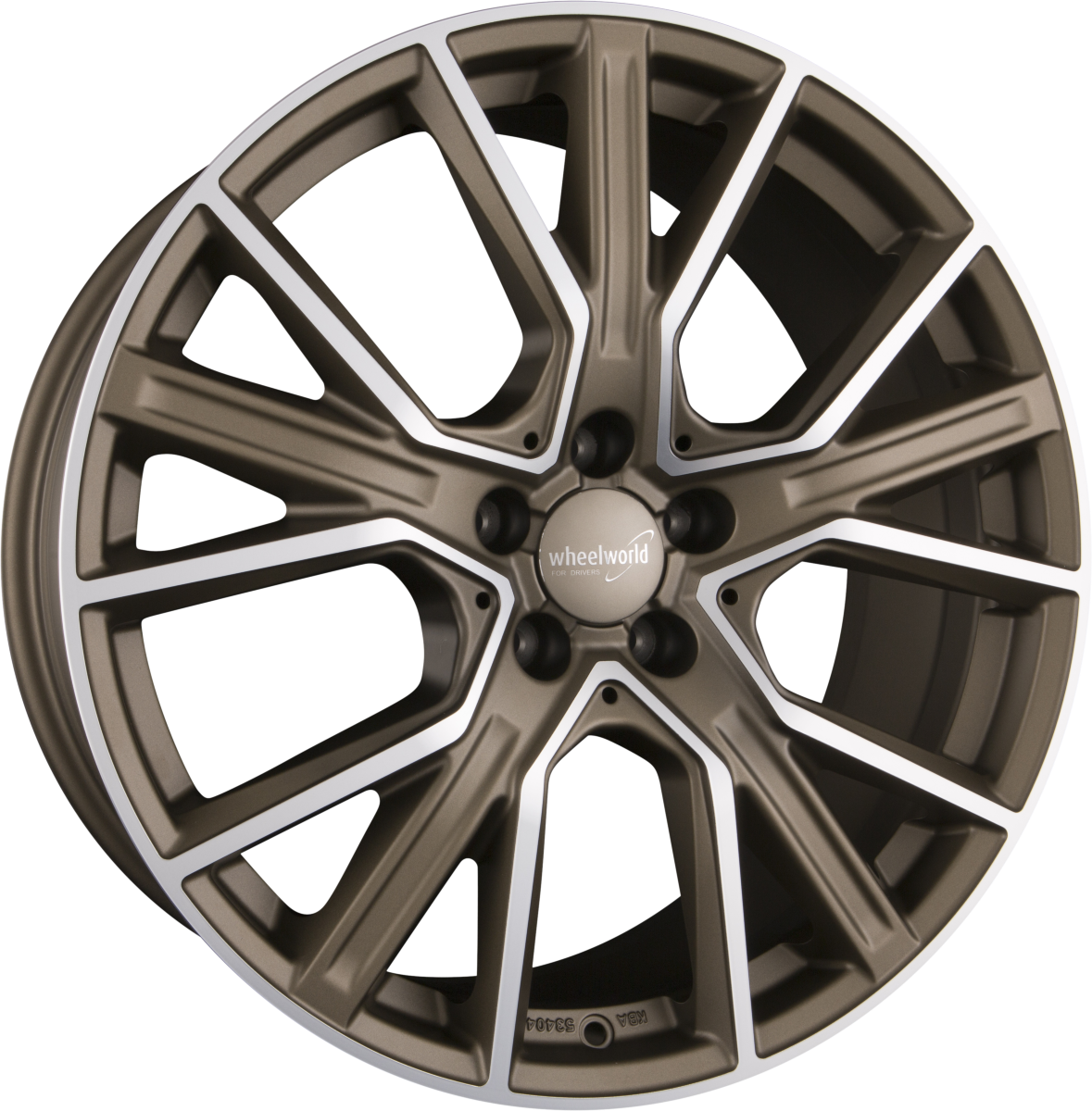 2DRV by WHEELWORLD WH34 Bronze Matt Poliert (BRP) Alufelge 8.5x20 Zoll ET30 LK 5x112 ML66.6 – Bild 2