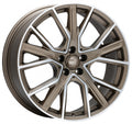 2DRV WH34 bronze matt hochglanzpoliert Alufelge 9x21 Zoll ET22 LK 5x112 ML66.6