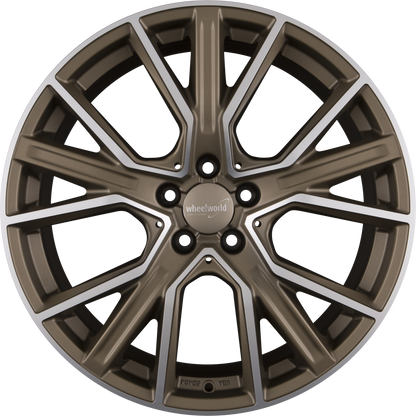 2DRV by WHEELWORLD WH34 Bronze Matt Poliert (BRP) Alufelge 9x20 Zoll ET30 LK 5x112 ML66.6