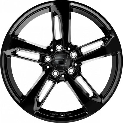 2DRV WH36 schwarz glänzend lackiert 8.5x19 ET48 - LK5/112 ML66.6