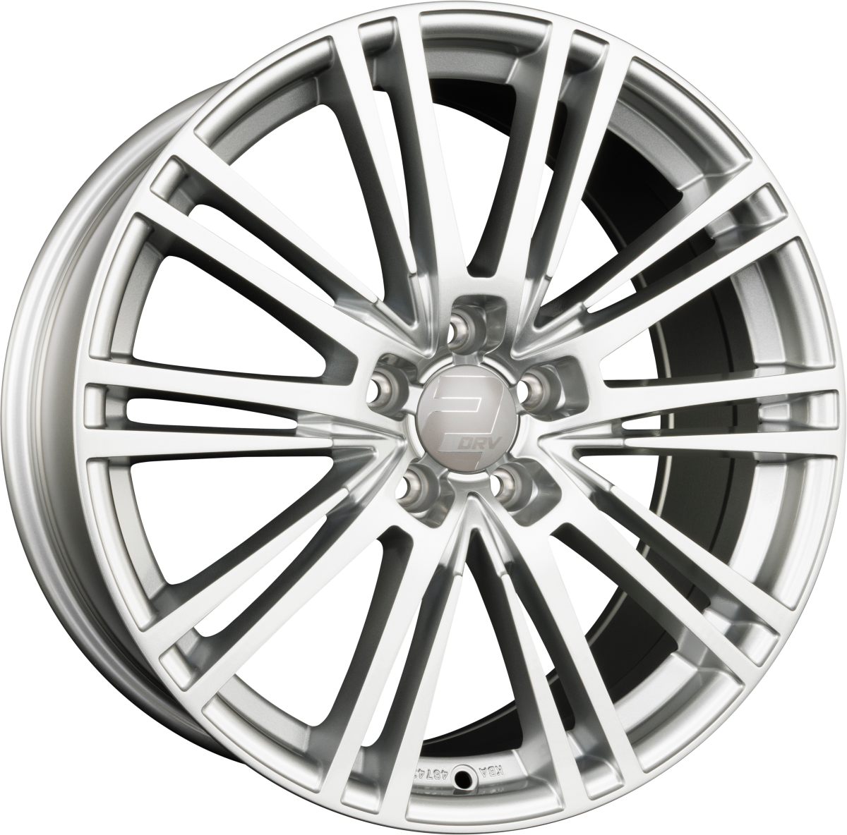 2DRV by WHEELWORLD WH18 Daytona Grau Lakiert (DG+) Alufelge 8x18 Zoll ET45 LK 5x112 ML66.6 – Bild 2