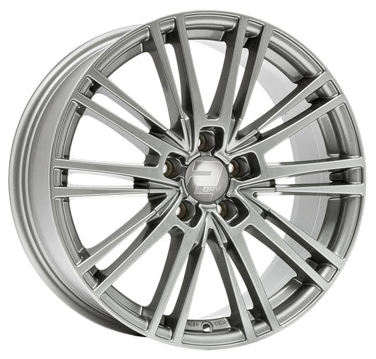2DRV WH18 daytona grau lackiert 8.5x19 ET45 - LK5/112 ML66.6