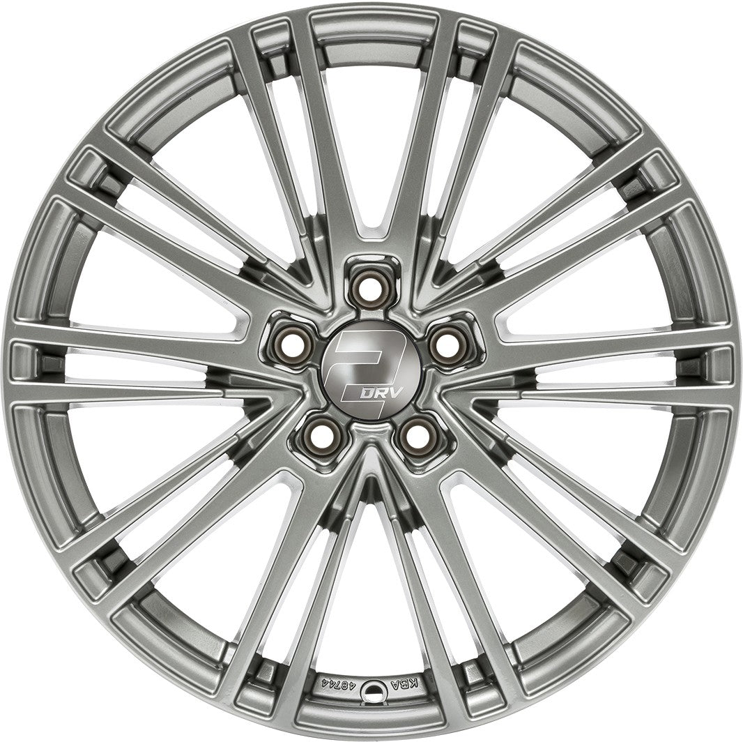 2DRV WH18 daytona grau lackiert 9x20 ET37 - LK5/112 ML66.6