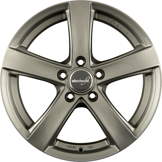 2DRV by WHEELWORLD WH24 Daytonagrau Lackiert (DG+) Alufelge 8x18 Zoll ET50 LK 5x120 ML65.1