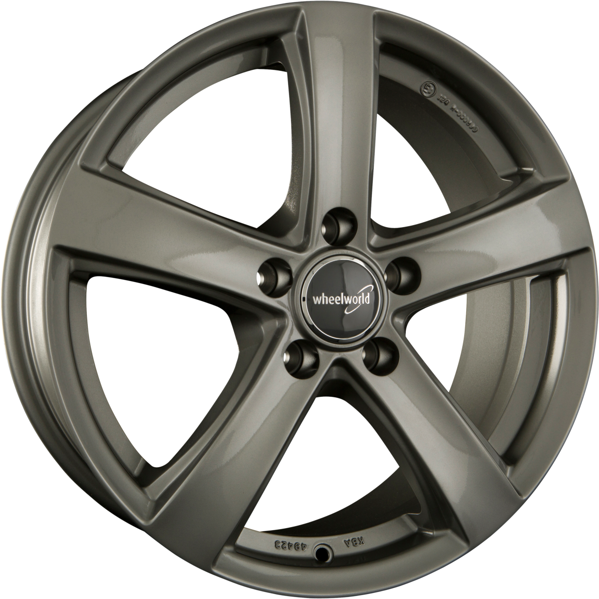 2DRV by WHEELWORLD WH24 Daytonagrau Lackiert (DG+) Alufelge 8x18 Zoll ET50 LK 5x120 ML65.1 – Bild 2