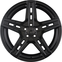 2DRV by WHEELWORLD WH38 Schwarz Glänzend Lackiert (SW+) Alufelge 9x20 Zoll ET30 LK 5x130 ML84.1