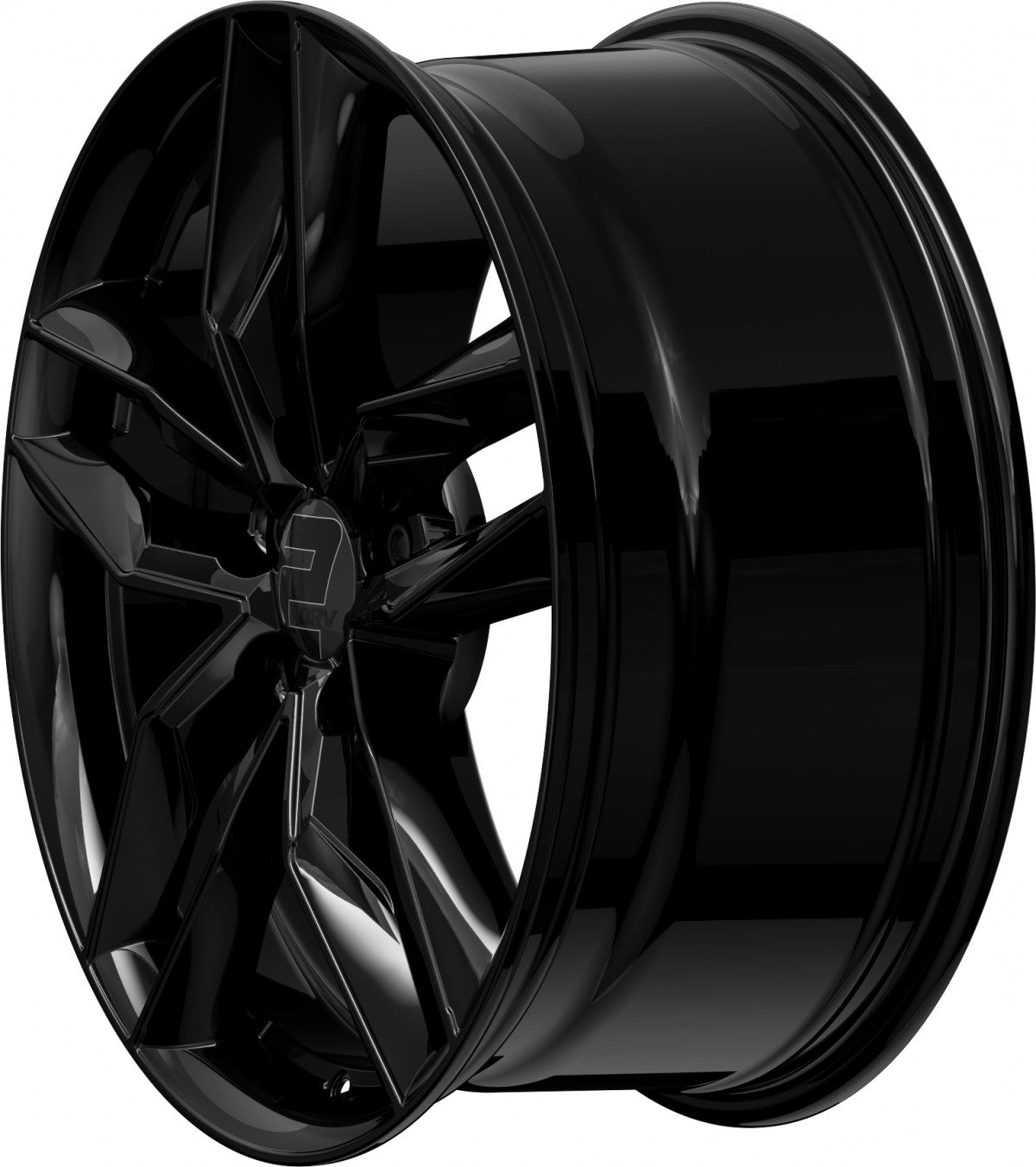2DRV WH40 schwarz glänzend lackiert 8x19 ET40 - LK5/112 ML66.6