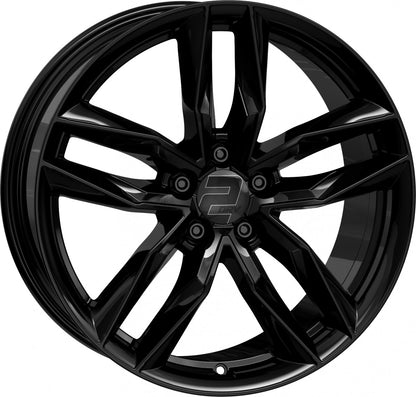 2DRV WH40 schwarz glänzend lackiert 9x20 ET35 - LK5/114.3 ML72.6