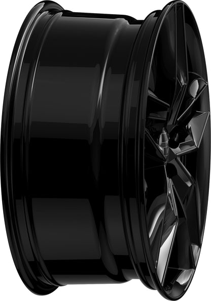 2DRV WH40 schwarz glänzend lackiert 9x20 ET45 - LK5/120 ML65.1