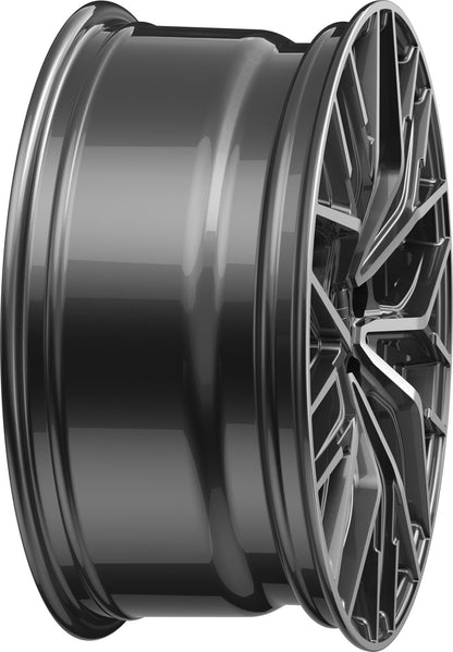 2DRV WH37 dark gunmetal poliert 8x18 ET48 - LK5/112 ML66.6